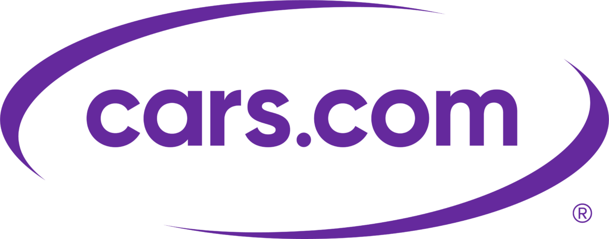 Purple logo for Cars.com.