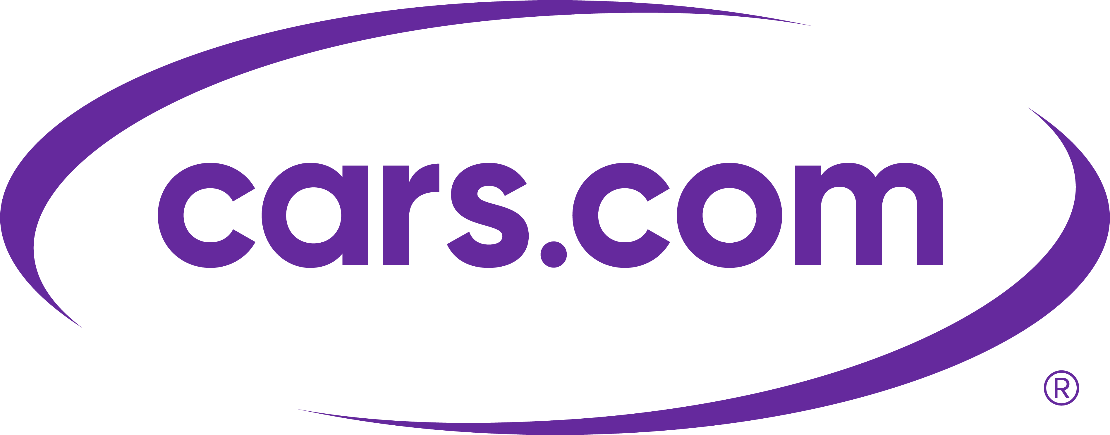 Purple logo for Cars.com.